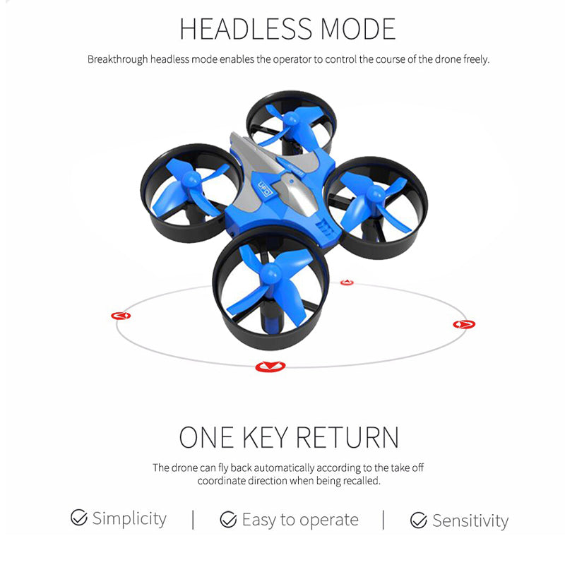 Global Drone Mini Four-Axis Aircraft Mini Remote Control Aircraft One-Butto Y4T1