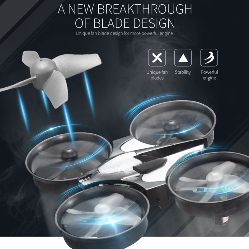 Global Drone Mini Four-Axis Aircraft Mini Remote Control Aircraft One-Butto Y4T1