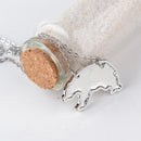 New Trendy "Mama Bear" Charm Women Pendant Necklace Jewelry Bear Mother HollP9O5