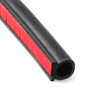 4 M Small D Type Car Motor Door Soundproof Filling Rubber Seal Windproof Du