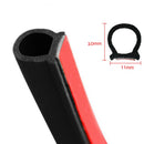 4 M Small D Type Car Motor Door Soundproof Filling Rubber Seal Windproof Du