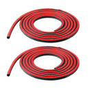 4 M Small D Type Car Motor Door Soundproof Filling Rubber Seal Windproof Du