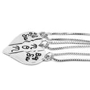 3Pcs / Set Of Lettering "Big Sis Mom" Love Pendant Necklace Jigsaw Set MotheM2P7