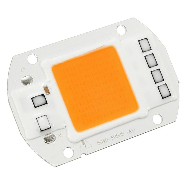 LUSTREON 50W LED Full Spectrum Plant Grow Light 300-840nm DIY Chip AC220V