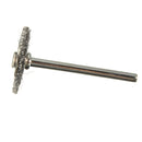 10pcs 22mm Steel Wire Wheel Brush for Dremel Rotary Tools