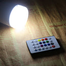 AC100-240V E27 RGBW LED bluetooth Music Speaker Light Bulb + 24Keys IR Remote Control