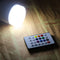 AC100-240V E27 RGBW LED bluetooth Music Speaker Light Bulb + 24Keys IR Remote Control