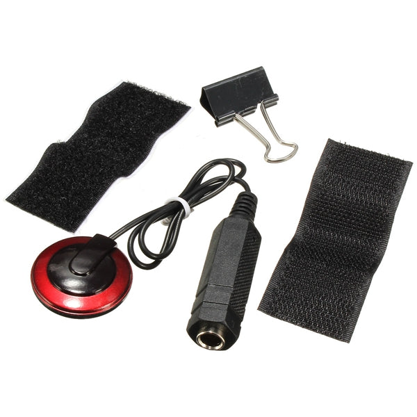 Piezo Contact Microphone Pickup with Clamp Strap For Guitar Violin Ukulele Banjo