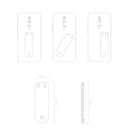 Freefinger Universal Strong Sticky Multi-function PU Leather Cell Phone Ring Holder Bracket Compatible with iPhone Samsung Xiaomi & Other Smartphones from Xiaomi youpin