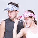 Santo Women Men Outdoor Running Empty Top Hat Sport Marathon Visor Cap UltraK9N2