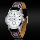 Nary Watch Leather Men Watch Mens Sport Watch Japanese Quartz Movement 30M  K9Q1
