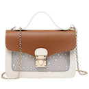 Fashion Bag Girl Sequins Star Print Shoulder Bag Chain Handbag Messenger BagH5E9