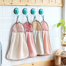 Coral Velvet Bathroom Supplies Soft Hand Towel Absorbent Cloth Dishcloths H Y1E9