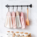 Coral Velvet Bathroom Supplies Soft Hand Towel Absorbent Cloth Dishcloths H Y1E9
