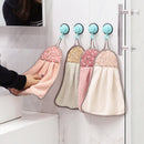Coral Velvet Bathroom Supplies Soft Hand Towel Absorbent Cloth Dishcloths H Y1E9