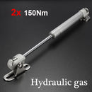 2X 150Nm Hydraulic Gas Strut Lift Support Door Cabinet Hinge Spring