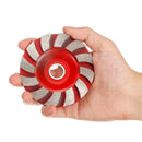 90mm Segment Diamond Grinding Wheel Disc Concrete Masonry Stone Marble Sanding Wheel Red