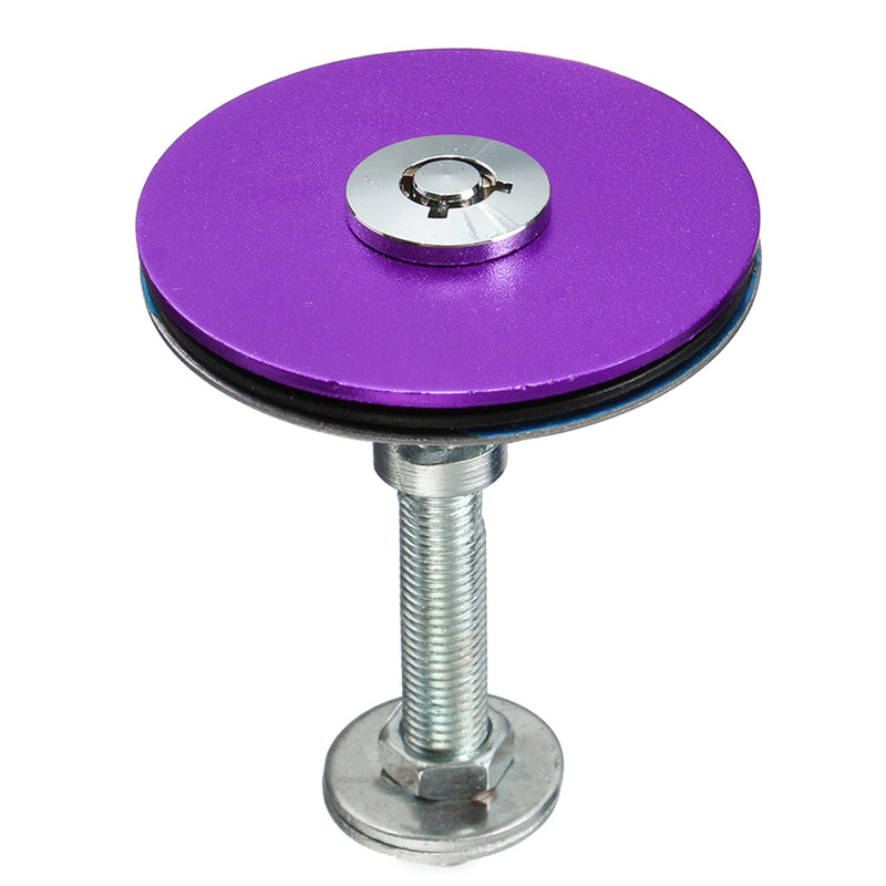 Universal Push Button Billet Hood Pins Lock Clip Car Quick Latch Bonnet Kit