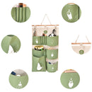 1X(Decorative Home Organizer Wall Door Pouch Holder Closet Hanging Storage
