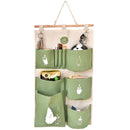 1X(Decorative Home Organizer Wall Door Pouch Holder Closet Hanging Storage