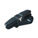 Portable Abs Car Sunglasses Clip Fiber Card Pen Holder 180 Degree Rotate Du E4G7