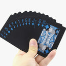 Quality Plastic Pvc Poker Waterproof Black Playing Cards Creative Gift Dura R7K6
