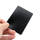 Quality Plastic Pvc Poker Waterproof Black Playing Cards Creative Gift Dura R7K6