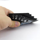 Quality Plastic Pvc Poker Waterproof Black Playing Cards Creative Gift Dura R7K6