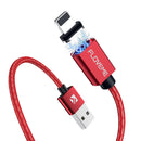 FLOVEME 3A LED Magnetic Type C Fast Charging Data Cable 1M For Oneplus 6 Xiaomi Mi 8 A2 Pocophone F1