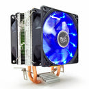 12V 3Pin Silent Double Tower CPU Cooling Fan Cooler Heatsink for Intel LGA1150 1151 1155 AMD 2/3+