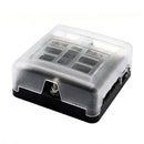 DC 12-32V Truck Motorhome Boat Bus Bar Power Distribution Block Double Busb