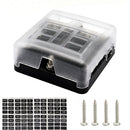 DC 12-32V Truck Motorhome Boat Bus Bar Power Distribution Block Double Busb