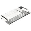 1X(Bathroom Stainless Steel Wall Storage Shelf Shower Corner Organizer Rack