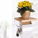1X(304 Stainless Steel Bathroom Tissue Box Toilet Creative Paper Roll Paper