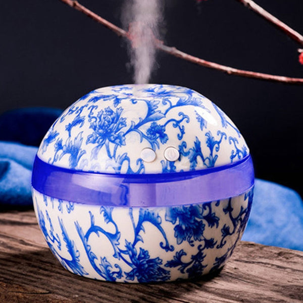 300 Ml Electric Ultrasonic Air Humidifier Aromatherapy Essential Oil DiffuseW8J4