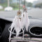 Beautiful Feather Car Decor Car Rear Mirror Feather Decor Pendant Wind Chim