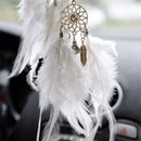 Beautiful Feather Car Decor Car Rear Mirror Feather Decor Pendant Wind Chim