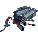 2Pcs 12V Led Number License Plate Light Lamps For Golf 4 5 6 7 Car License