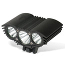 XANES 2700LM 3xT6 LED 4-Mode IPX6 Waterproof Bike Head Light Temperature Control Power Display No