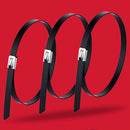 1X(100Pcs/Lot,4.6Mmx300Mm Pvc Plastic Coated Ss304 Stainless Steel Cable Ti