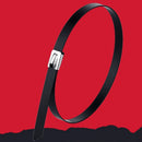 1X(100Pcs/Lot,4.6Mmx300Mm Pvc Plastic Coated Ss304 Stainless Steel Cable Ti
