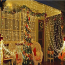 3M 10W 300LED 8 Modes Window Curtain Icicle String Fairy Holiday Light Wedding Party US Plug AC110V