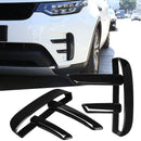 Front Bumper Grille Grill Air Vent Cover Glossy Black ABS For Land Rover L462 Discovery 5 2017-2018