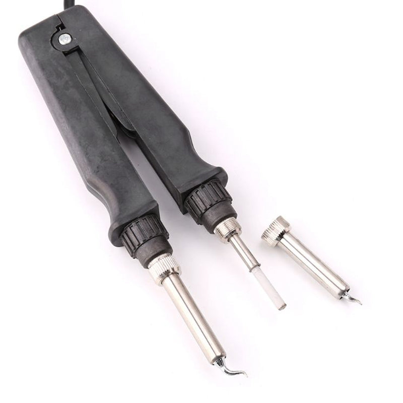 902 Esd Smd Double Soldering Iron Tweezer Handle Clip Heating Plier Solderi B5J1