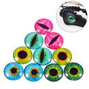 60 Pieces Glass Dome Cabochons Clear Round Cabochons Tiles, Non-Calibrated