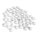 60 Pieces Glass Dome Cabochons Clear Round Cabochons Tiles, Non-Calibrated