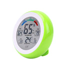DANIU Multifunctional Digital Thermometer Hygrometer Temperature Humidity Meter Touch Screen Multicolor