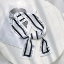 Women's Fashion Ribbon Simulation Silk Scarf Beautiful Solid Design Girl ScaL9O6