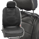 4pcs Car Universal Pu Leather Seat Cover Cushion Wear Protector Seat Cover V2U9