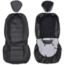 4pcs Car Universal Pu Leather Seat Cover Cushion Wear Protector Seat Cover V2U9